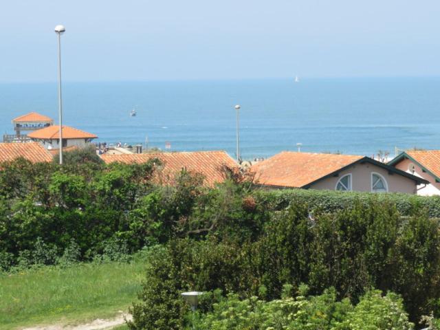Anglet-Biarritz Studio Vue Mer - Terrasse + Garage Luaran gambar